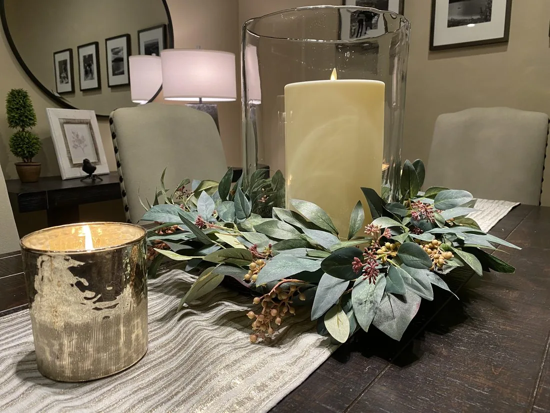 Keystone Escape dining table styling detail